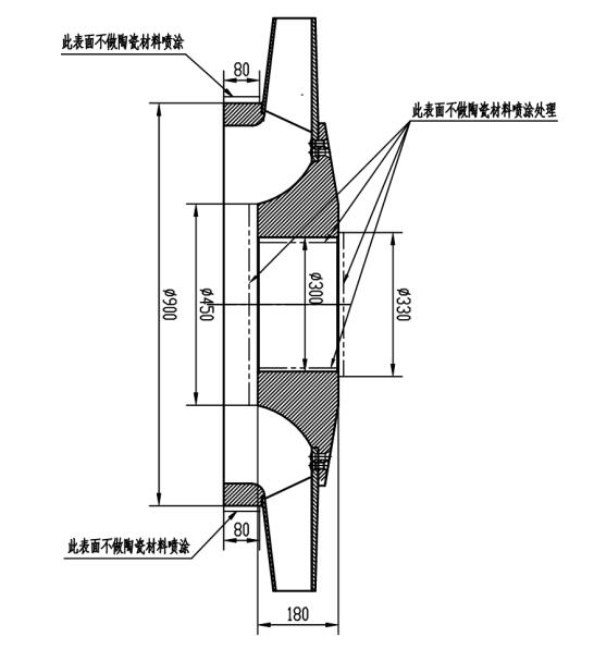 風機葉輪陶瓷噴涂要求 風機葉輪陶瓷噴涂要求